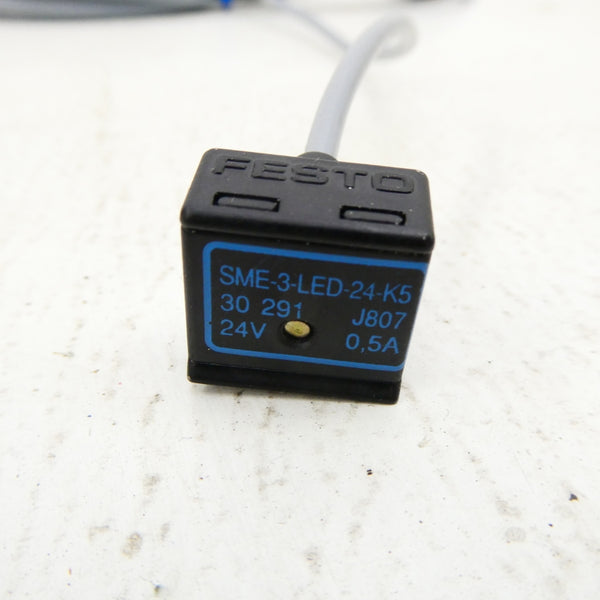 FESTO SME-3-LED-24-K5 30291 24V 0.5A NSNP