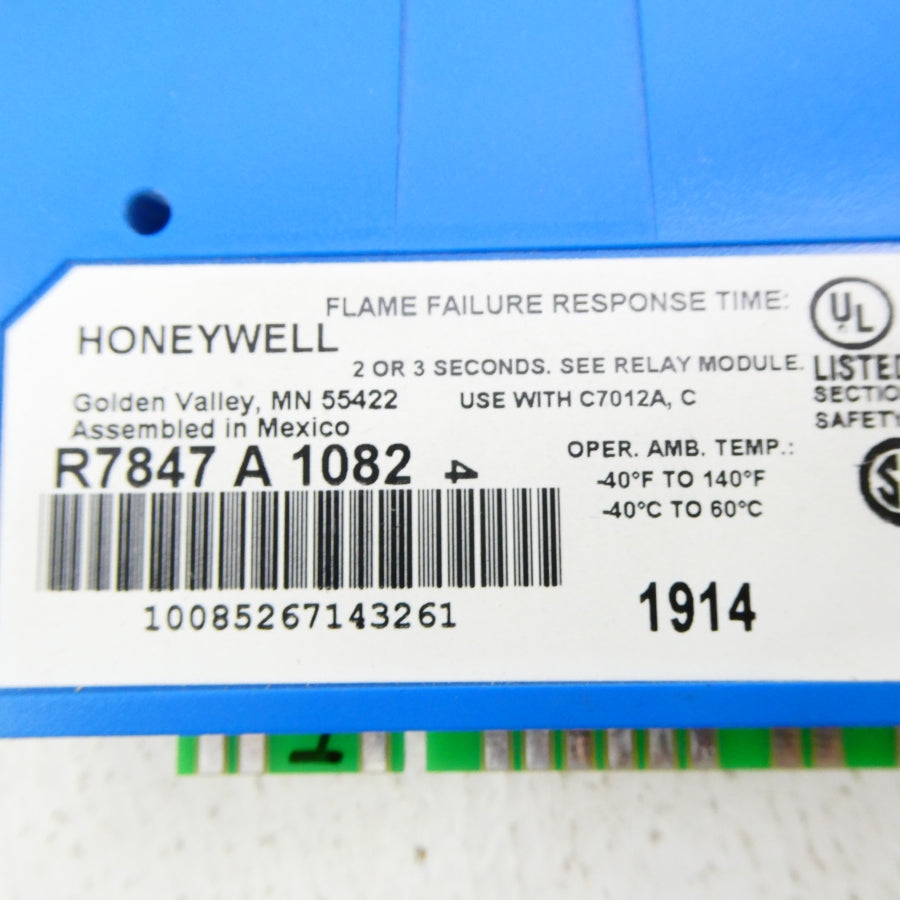 HONEYWELL R7847A1082 1.25VDC 2/3S NSNP