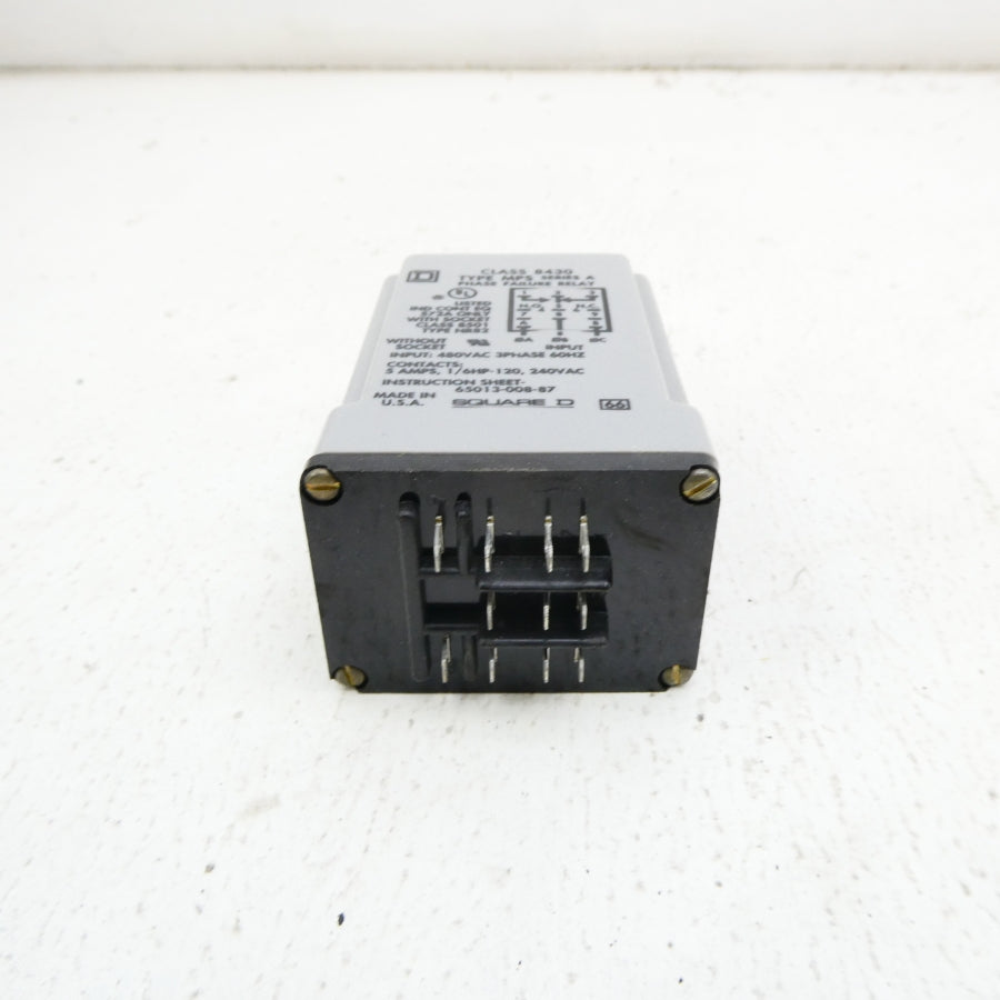SQUARE D 8430MPS SER. A 480VAC NSNP