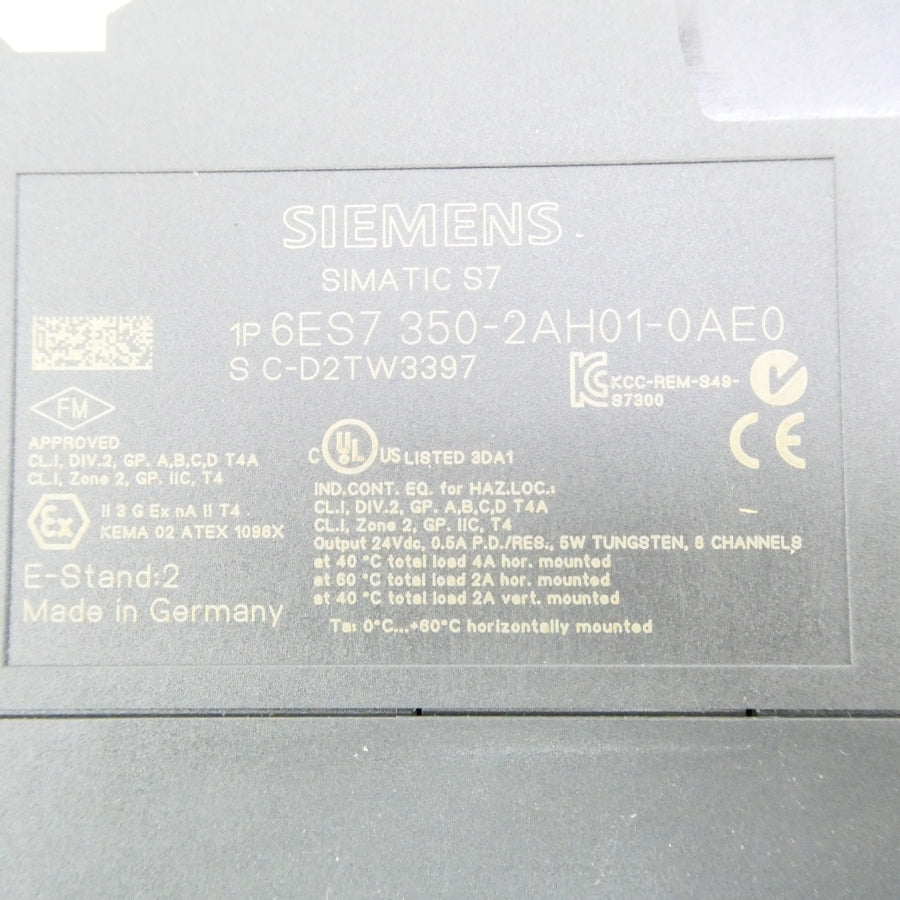 SIEMENS 6ES7350-2AH01-0AE0 24VDC 0.5A NSNP