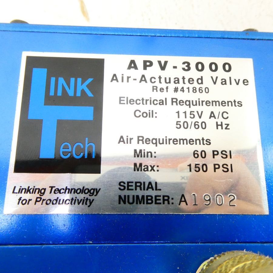 LINK TECH APV-3000 115VAC 150PSI NSNP