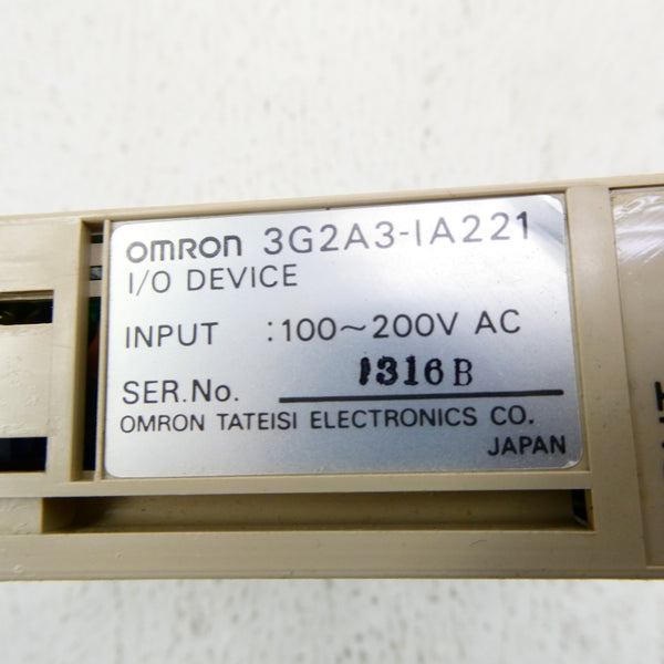 OMRON 3G2A3-IA221 100-200VAC NSNP