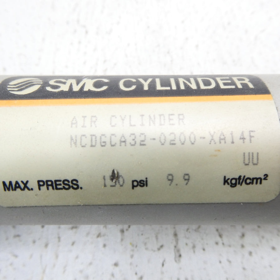 SMC NCDGCA32-0200-XA14F 150PSI NSNP