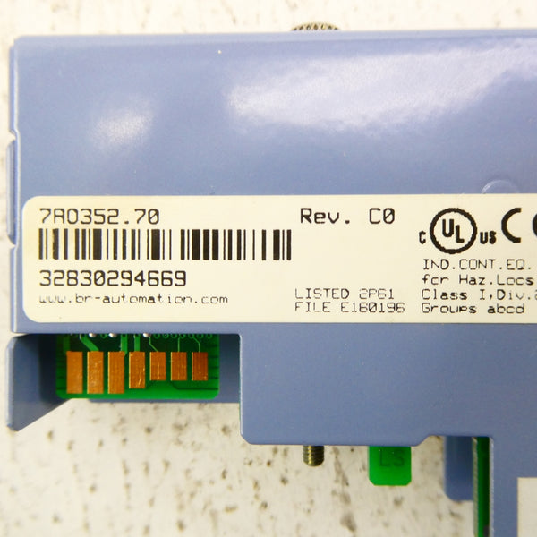 B&R AUTOMATION 7AO352.70 REV. C0 NSNP