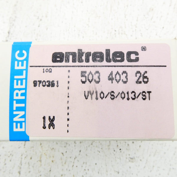 ENTRELEC VY10/S/013/ST 50340326 600VAC 10A NSMP