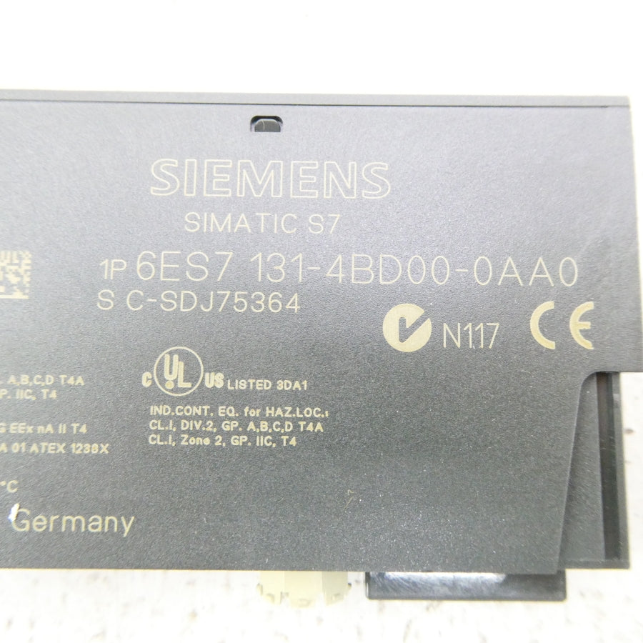 SIEMENS 6ES7131-4BD00-0AA0 24VDC (AS PICTURED) NSNP