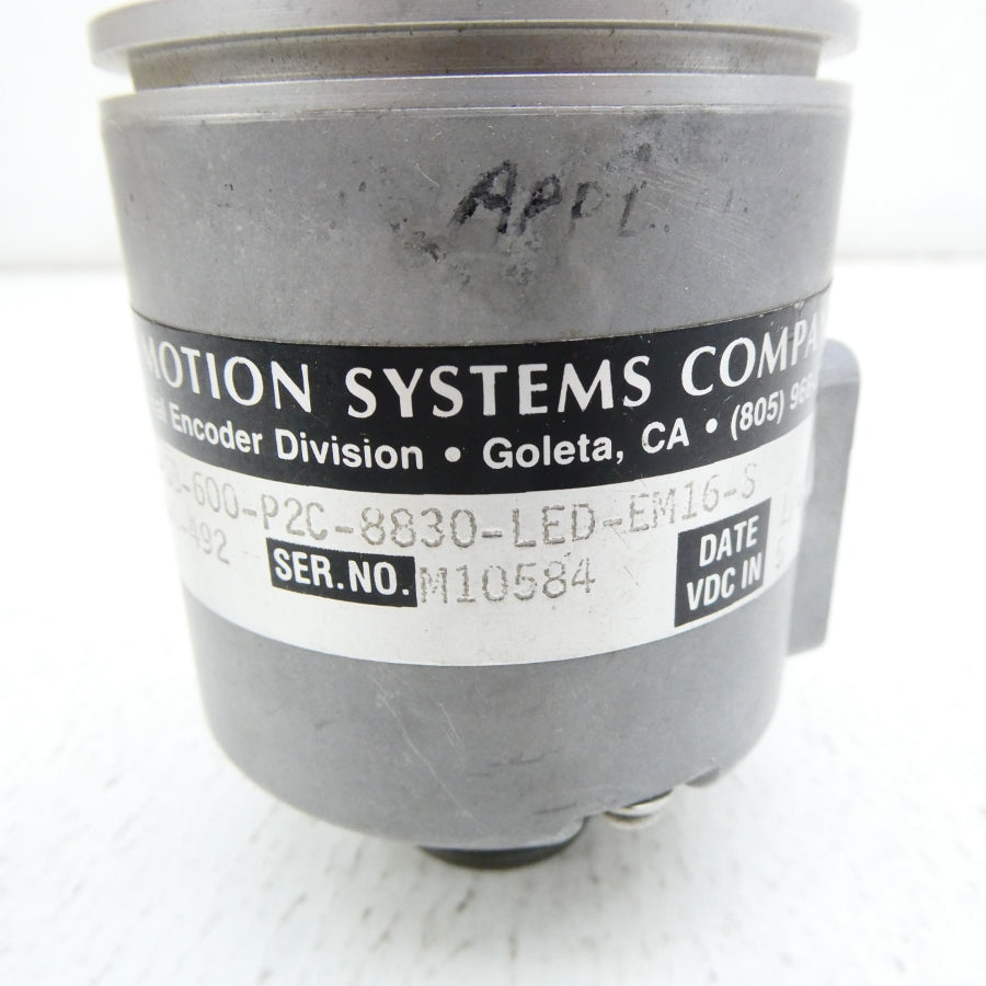 BEI MOTION SYSTEMS H25E-F1-SB-600-P2C-8830-LED-EM16-S 924-01004-492 NSNP