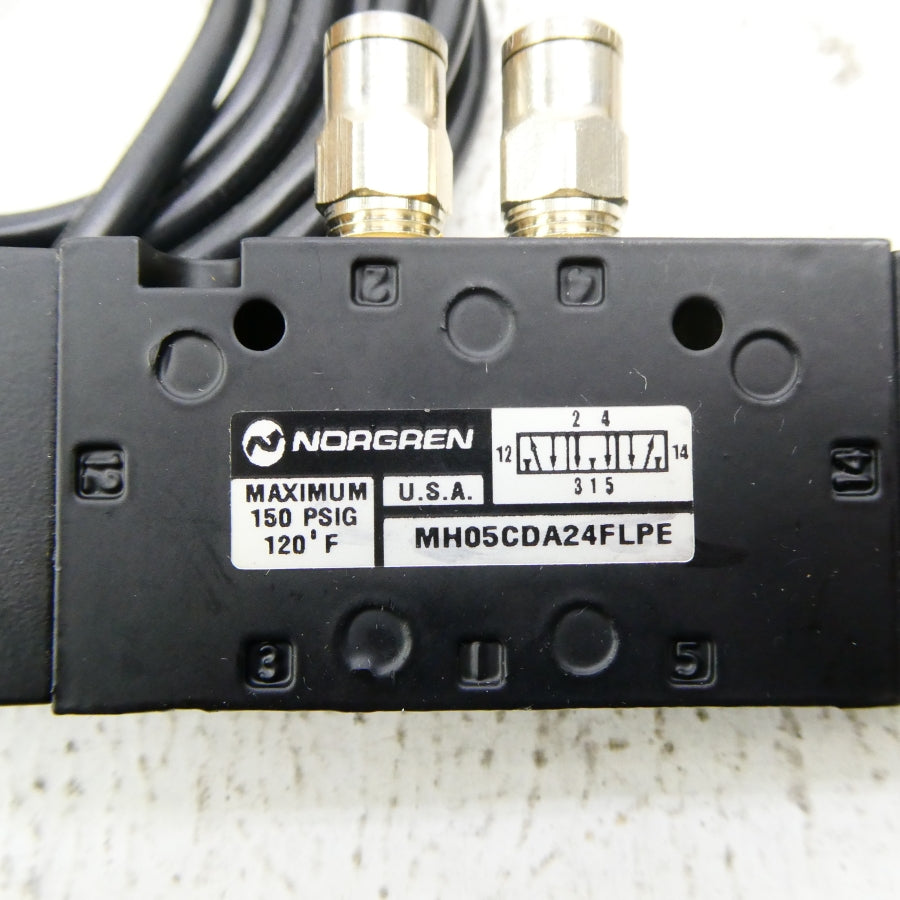 NORGREN MH05CDA24FLPE 24VDC 150PSI NSNP