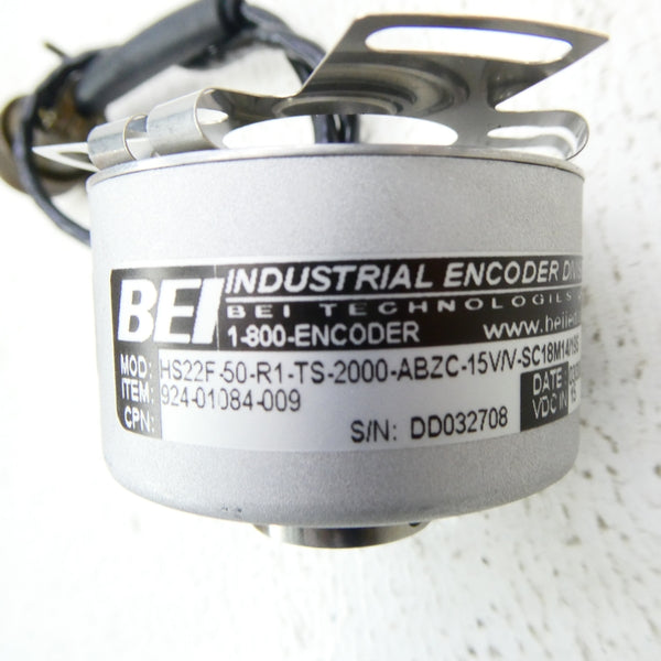 BEI HS22F-50-R1-TS-2000-ABZC-15V/V-SC18M14/19S 924-01084-009 15VDC NSNP