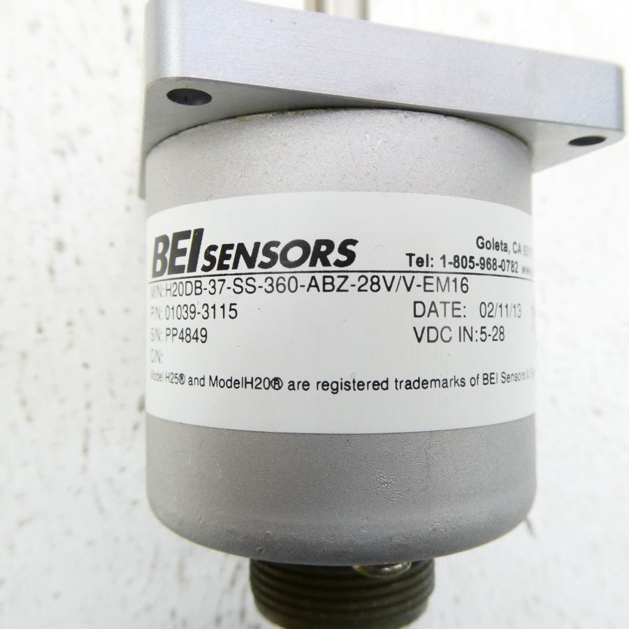 BEI SENSORS H20DB-37-SS-360-ABZ-28V/V-EM16 01039-3115 5-28VDC NSNP