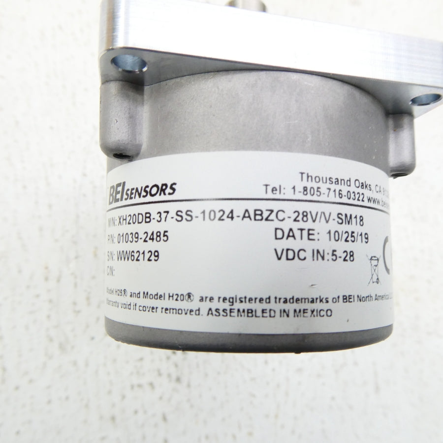 BEI SENSORS XH20DB-37-SS-1024-ABZC-28V/V-SM18 01039-2485 5-28VDC NSNP