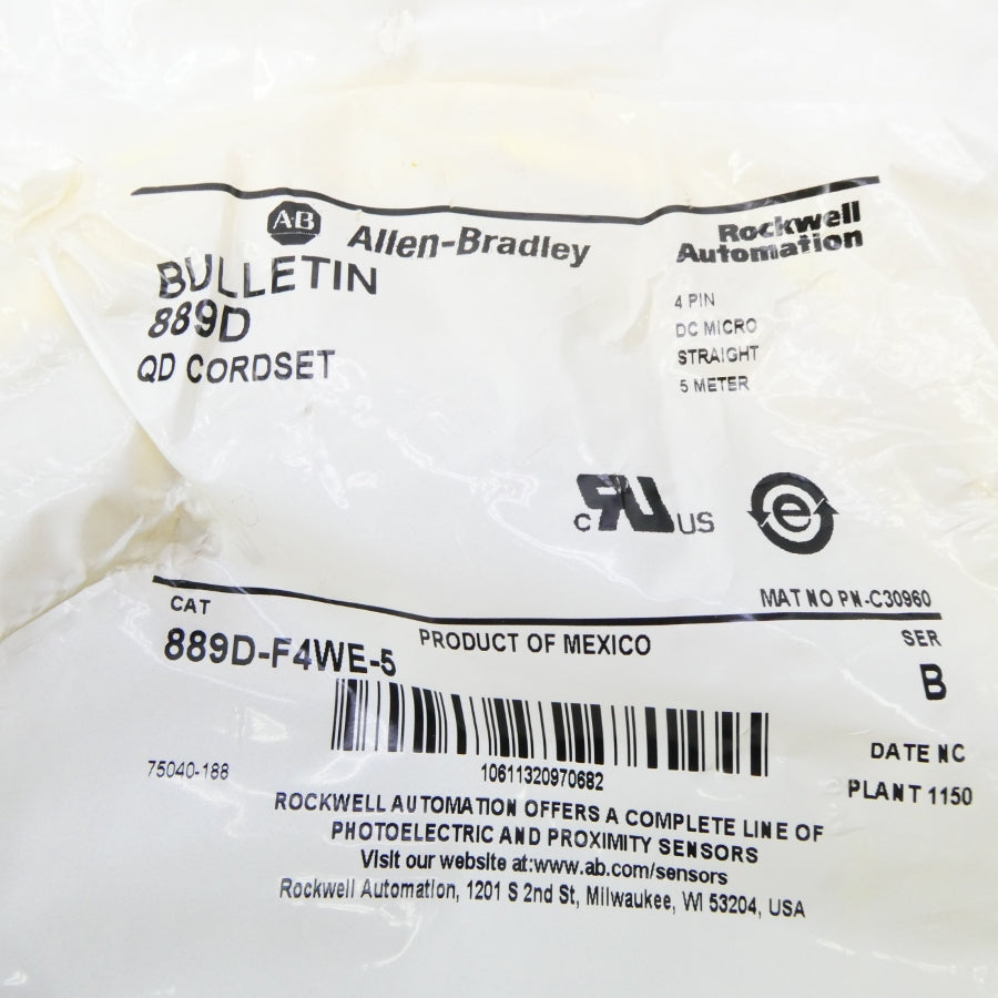 ALLEN BRADLEY 889D-F4WE-5 SER. B NSMP