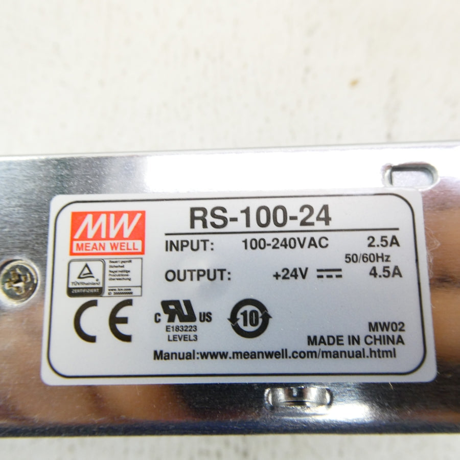 MEAN WELL RS-100-25 100-240VAC 2.5A NSMP