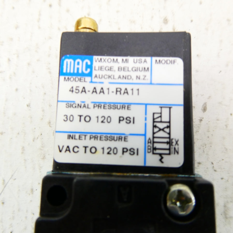 MAC 45A-AA1-RA11 30-120PSI NSMP