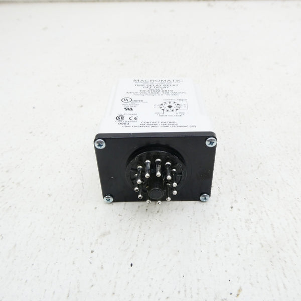 MACROMATIC TR-51622-08T9 120VAC/DC 0.6-60S NSMP