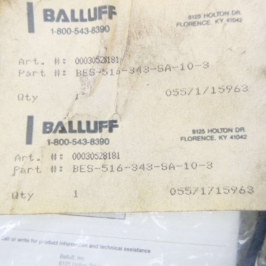 BALLUFF BES-516-343-SA-10-3 NSMP