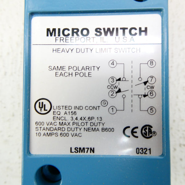 HONEYWELL LSM7N 600VAC 10A NSMP