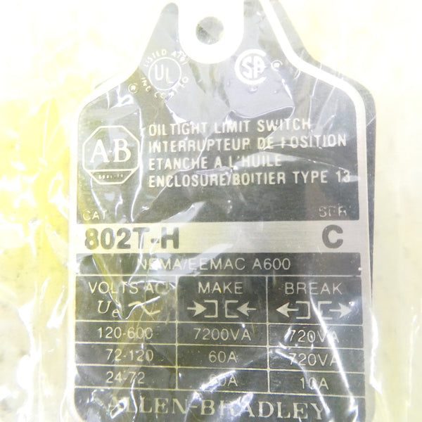 ALLEN BRADLEY 802T-H SER. C 120-600VAC 60A (GY/BL) NSMP
