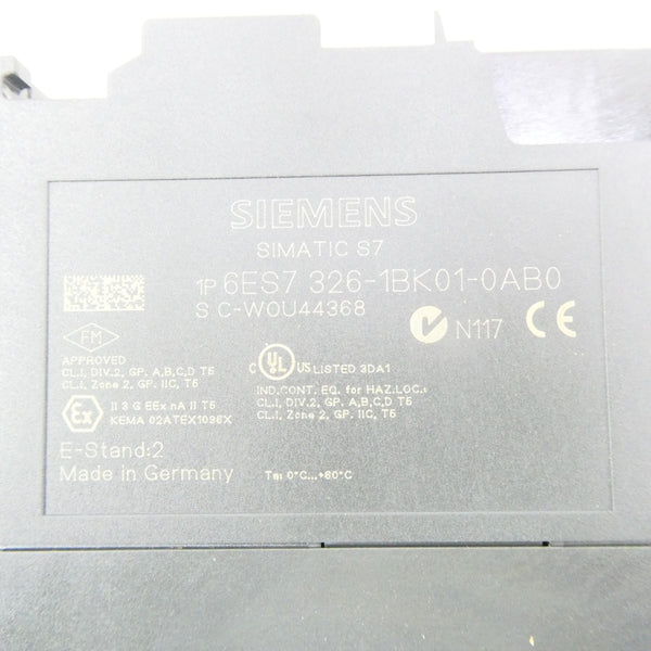 SIEMENS 6ES7326-1BK01-0AB0 NSMP