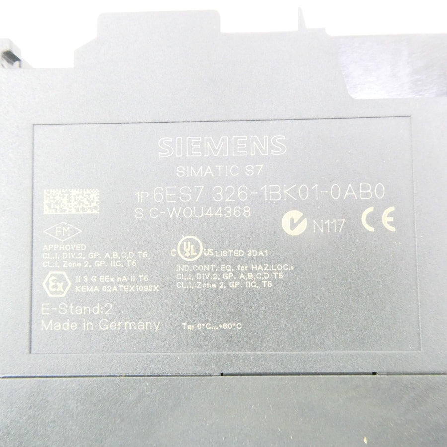 SIEMENS 6ES7326-1BK01-0AB0 NSMP
