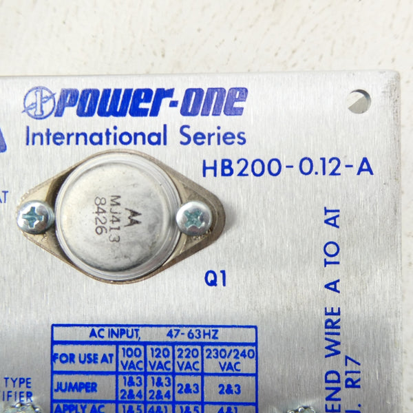 POWER-ONE HB200-0.12-A 230/240VAC .5A NSMP