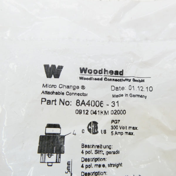 DAINEL WOODHEAD 8A4006-31 300V 5A NSMP