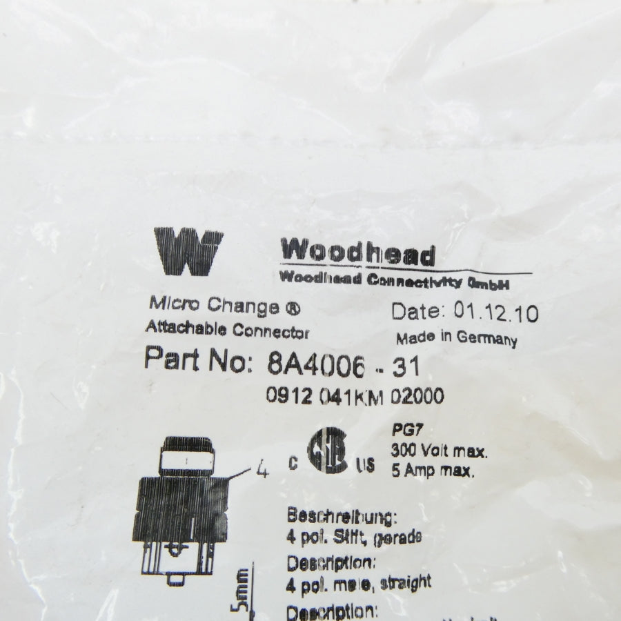 DAINEL WOODHEAD 8A4006-31 300V 5A NSMP