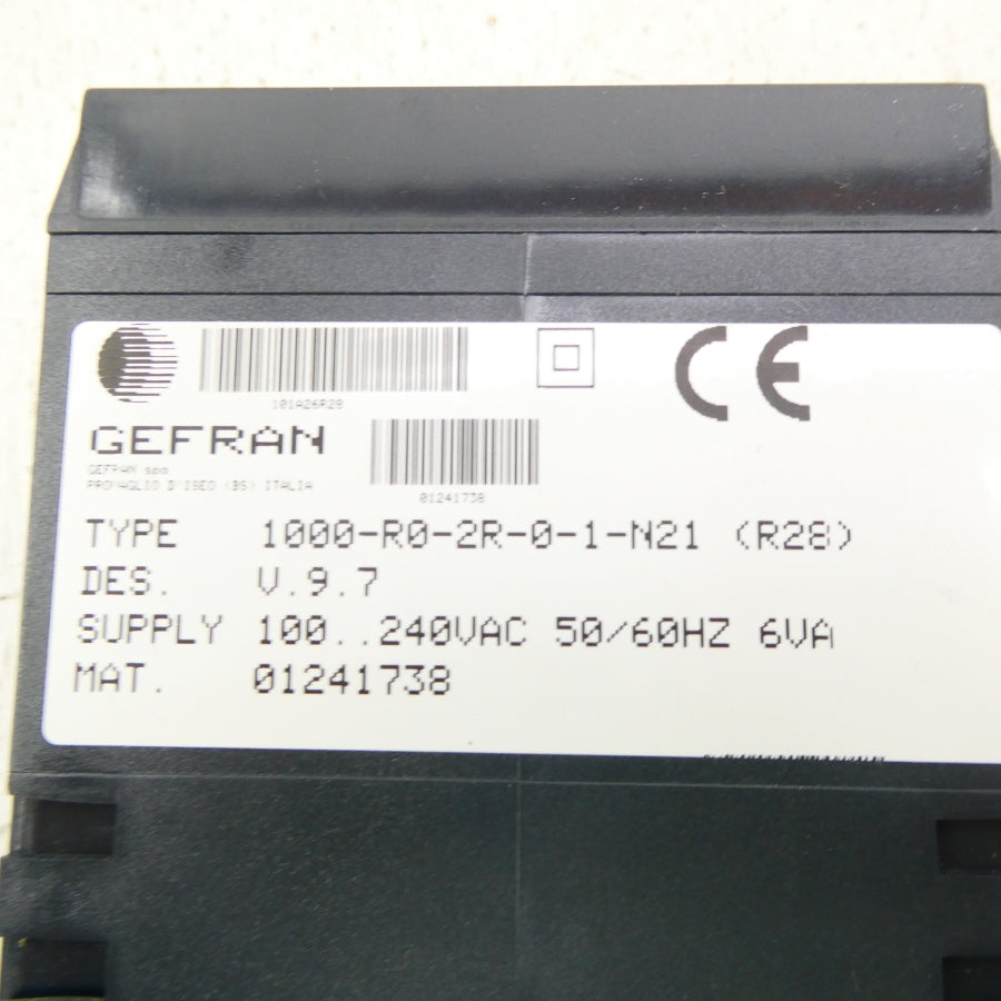 GEFRAN 1000-R0-2R-0-1-N21 100-240VAC NSNP