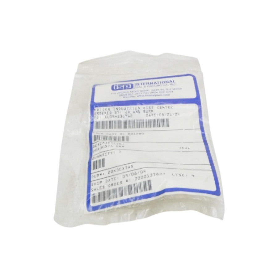 ISP R01280 20X30X7A-NBR NSMP