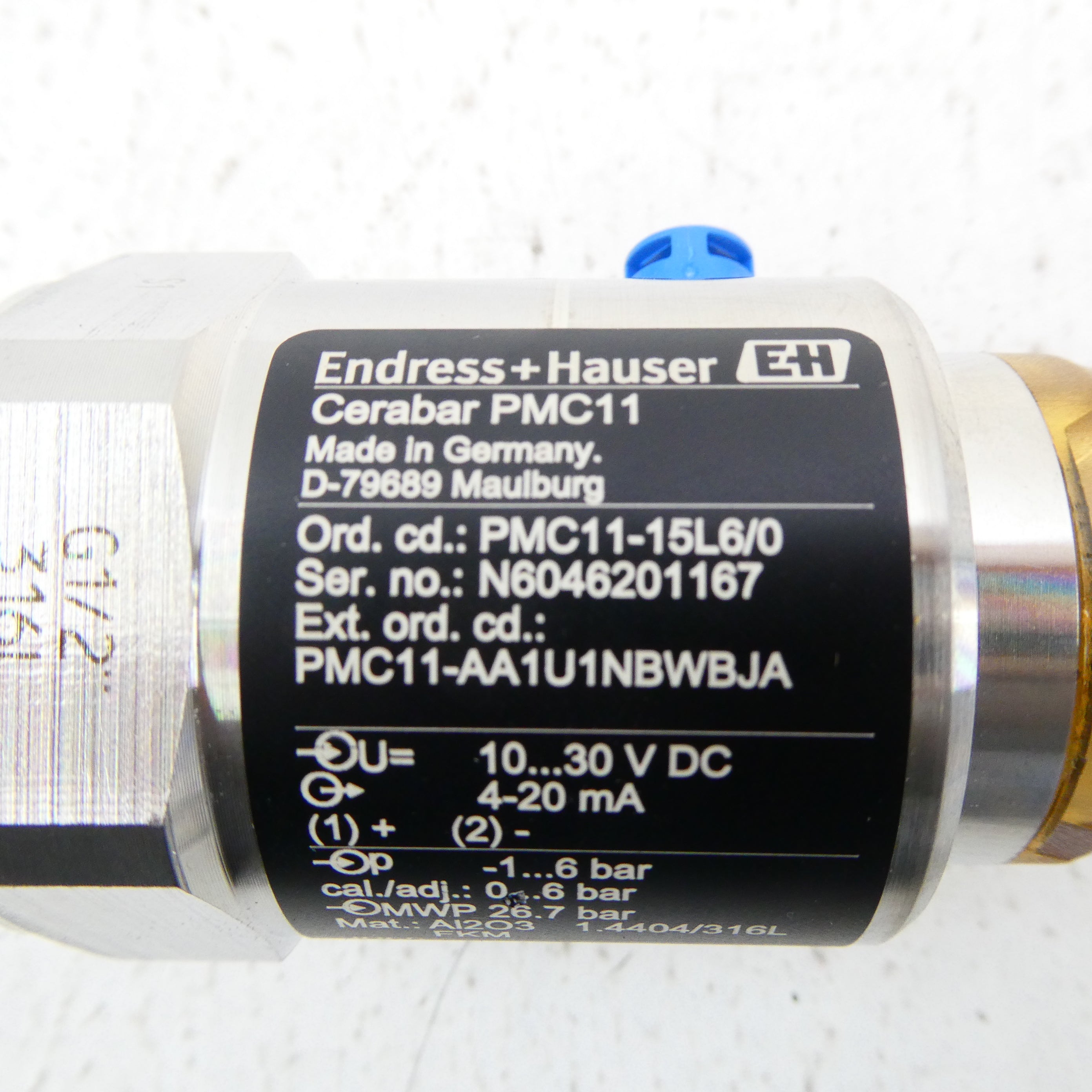ENDRESS+HAUSER PMC11-15L6/0 10-30VDC (AS PICTURED) NSNP