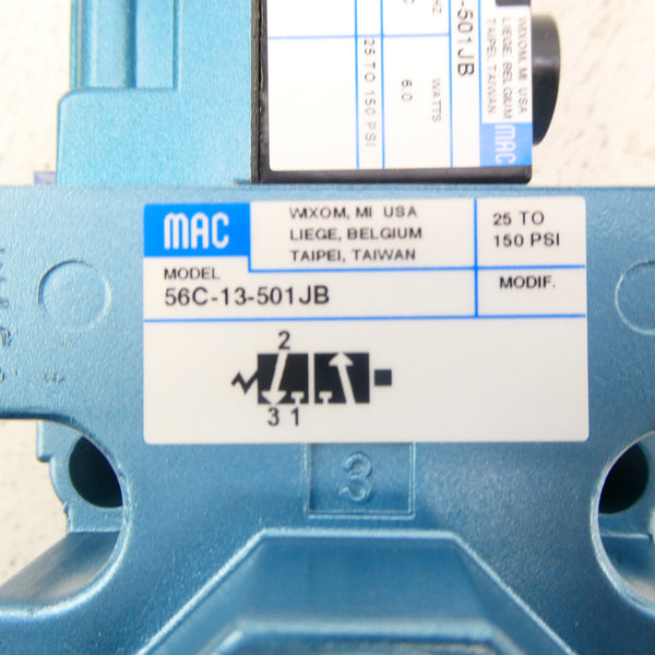 MAC 56C-13-501JB 24VDC 25-150PSI NSMP