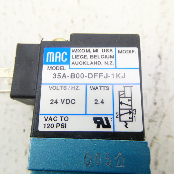MAC 35A-B00-DFFJ-1KJ 24VDC 120PSI NSMP