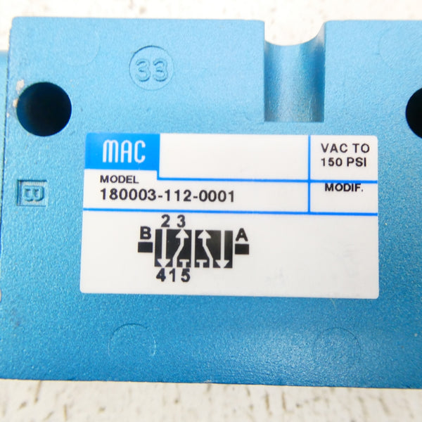 MAC 180003-112-0001 150PSI NSMP
