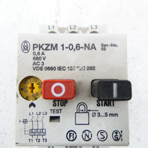 KLOCKNER MOELLER PKZM1-0.6-NA 660V 0.4-0.6A NSNP