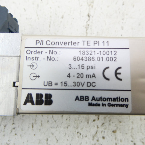 ABB 18321-10012 TEPI11 15-30VDC 3-15PSI NSNP