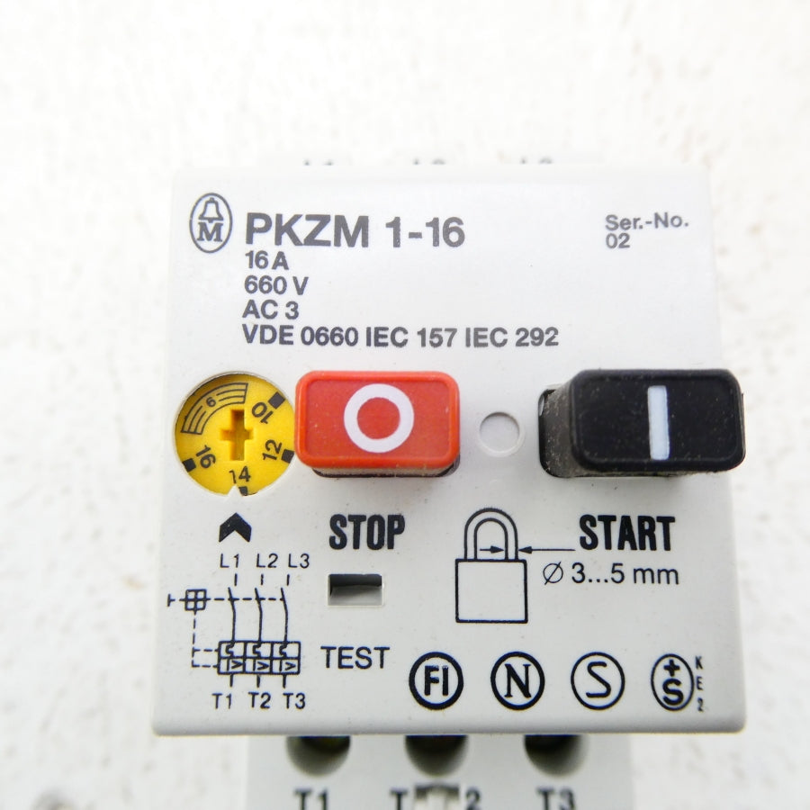 KLOCKNER MOELLER PKZM1-16 660V 10.0-16.0A NSMP