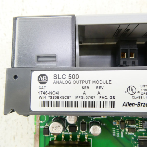 ALLEN BRADLEY 1746-NO4I SER. A REV. A NSMP