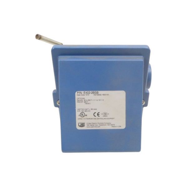 UNITED ELECTRIC E402-2BSB 480VAC 15A 30-250'F NSNP