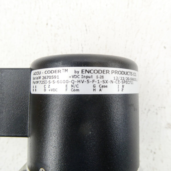 ACCU-CODER 725I-S-S-6000-Q-HV-5-F-1-SX-N-CE-SPEC711 5-28VDC NSMP