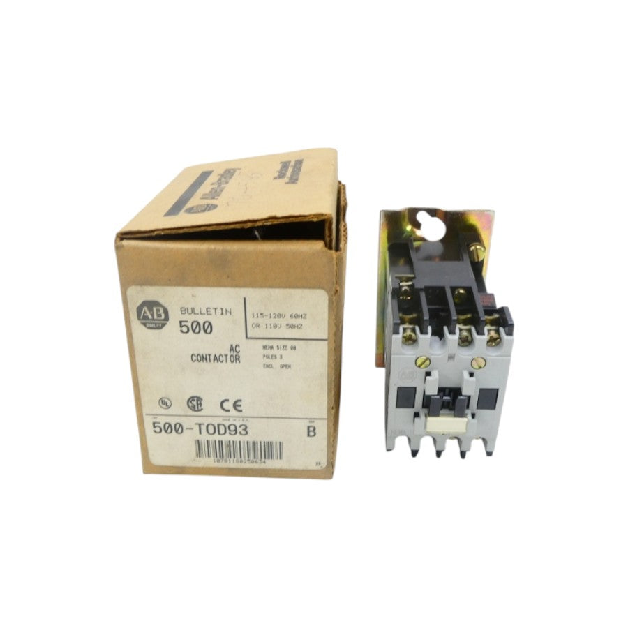 ALLEN BRADLEY 500-TOD93 SER. B 110/115-120V (BR/WH) NSMP