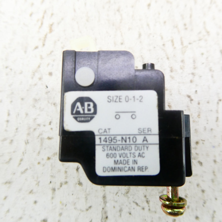 ALLEN BRADLEY 1495-N10 SER. A 600VAC (WH) NSMP