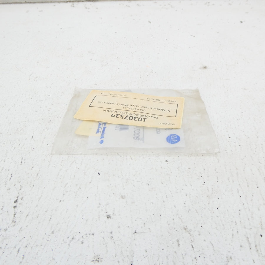 ALLEN BRADLEY 800T-X535 SER. A NSMP