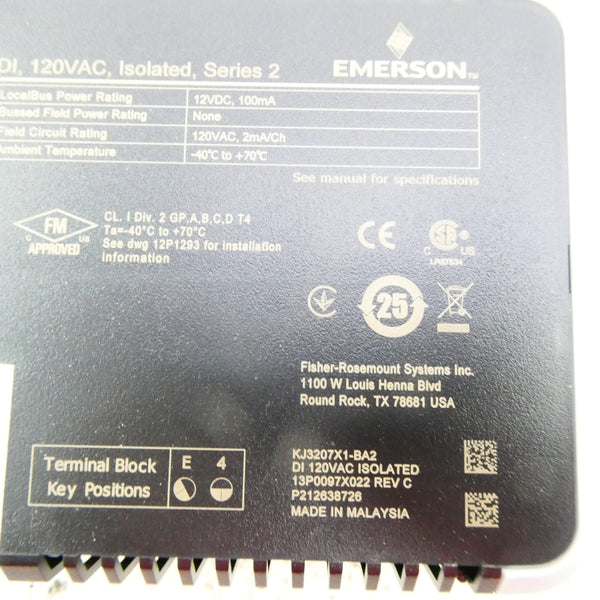 EMERSON KJ3207X1-BA2 13P0097X022 120VAC REV. C NSNP