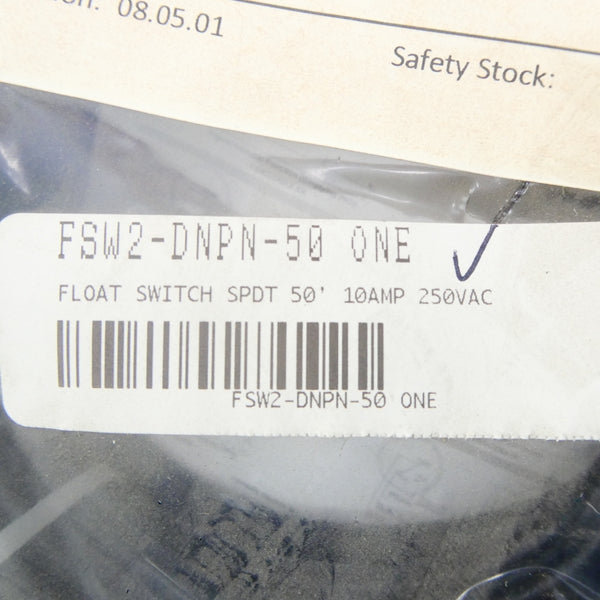 DWYER FSW2-DNPN-50 250VAC 10A NSMP