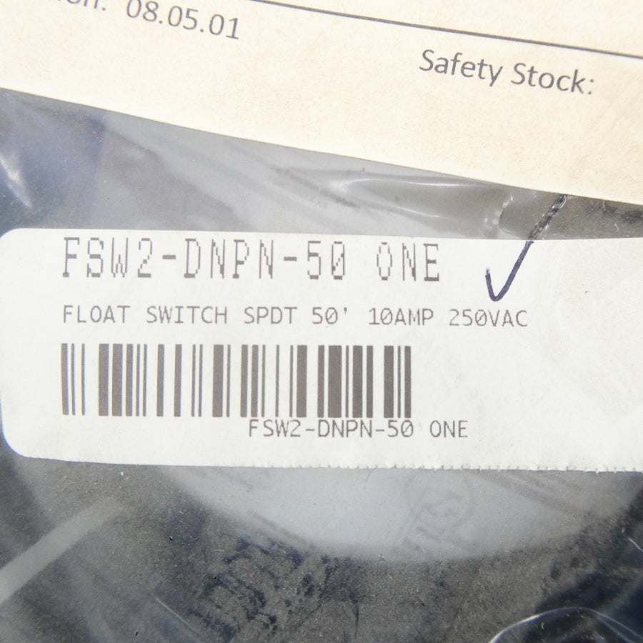 DWYER FSW2-DNPN-50 250VAC 10A NSMP