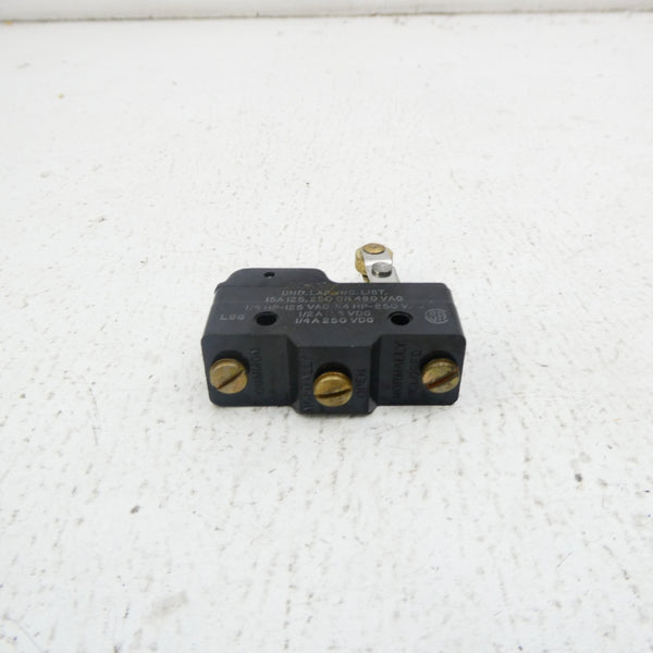 MICRO SWITCH BZ-2RW826T 480VAC 15A NSNP