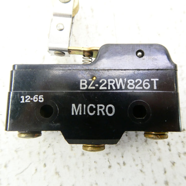 MICRO SWITCH BZ-2RW826T 480VAC 15A NSNP