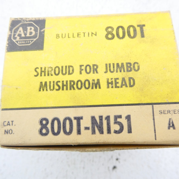 ALLEN BRADLEY 800T-N151 SER. A (BK/YL) NSMP