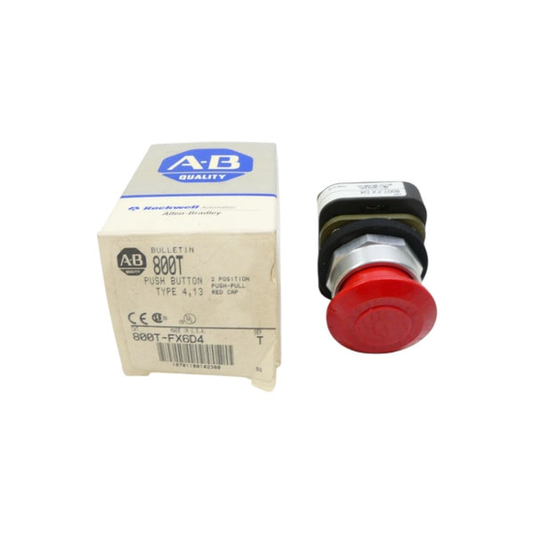 ALLEN BRADLEY 800T-FX6D4 SER. T (AS PICTURED) (GY/BL) NSMP