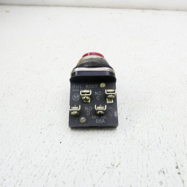 ALLEN BRADLEY 800T-B6A (BK/YL) NSMP